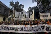 Se mantiene la incógnita por la fecha de la 3° Marcha Federal Universitaria: "puede ocurrir la última semana de junio"