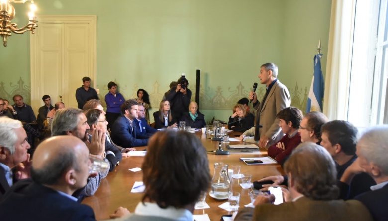 La Mesa de Enlace se reunió con representantes del bloque UCR GEN de la Cámara de Diputados bonaerense