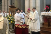 Monseñor Carrara en la Misa Crismal: “Fuimos ungidos con misericordia para ungir con misericordia”