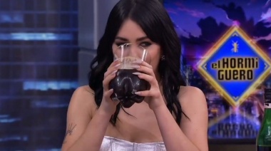 Lali preparó un fernet con coca en la televisión de España y revolucionó las redes