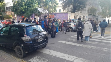 La comunidad educativa de la Media 8 de La Plata volvió a reclamar por falta de gas