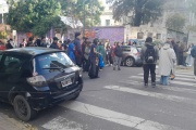 La comunidad educativa de la Media 8 de La Plata volvió a reclamar por falta de gas