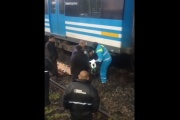 Un hombre fue embestido por un tren cerca de la Estación Plátanos