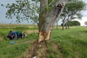 Una familia de La Plata chocó en la Ruta 11 camino a la costa atlántica